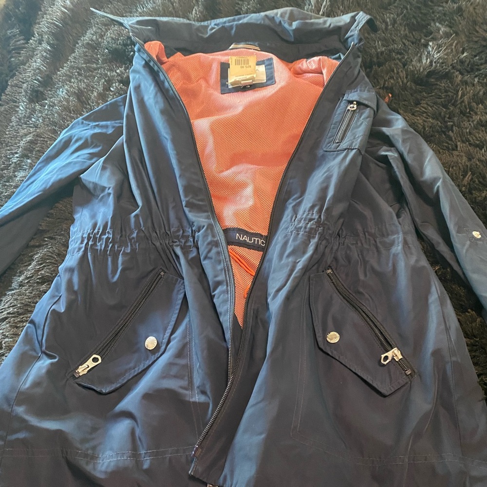 Navy blue jacket size large
